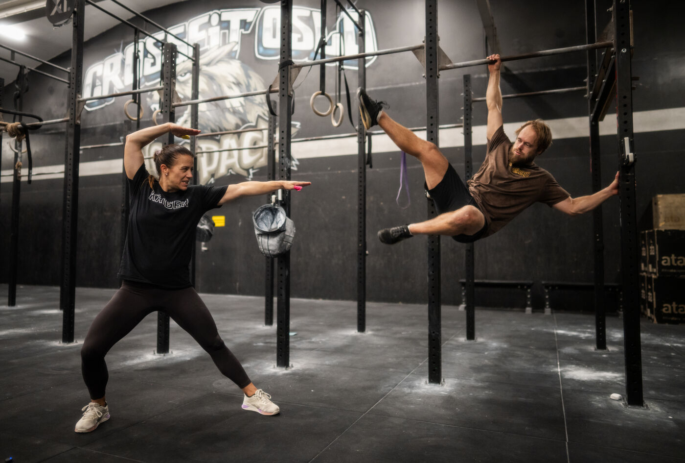 Athletes training at CrossFit Oslo